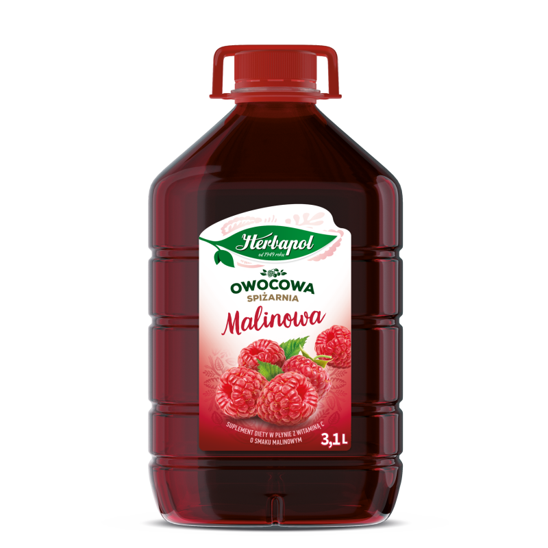 OWOCOWA SPIŻARNIA Malinowa - Herbapol 3,1 l.